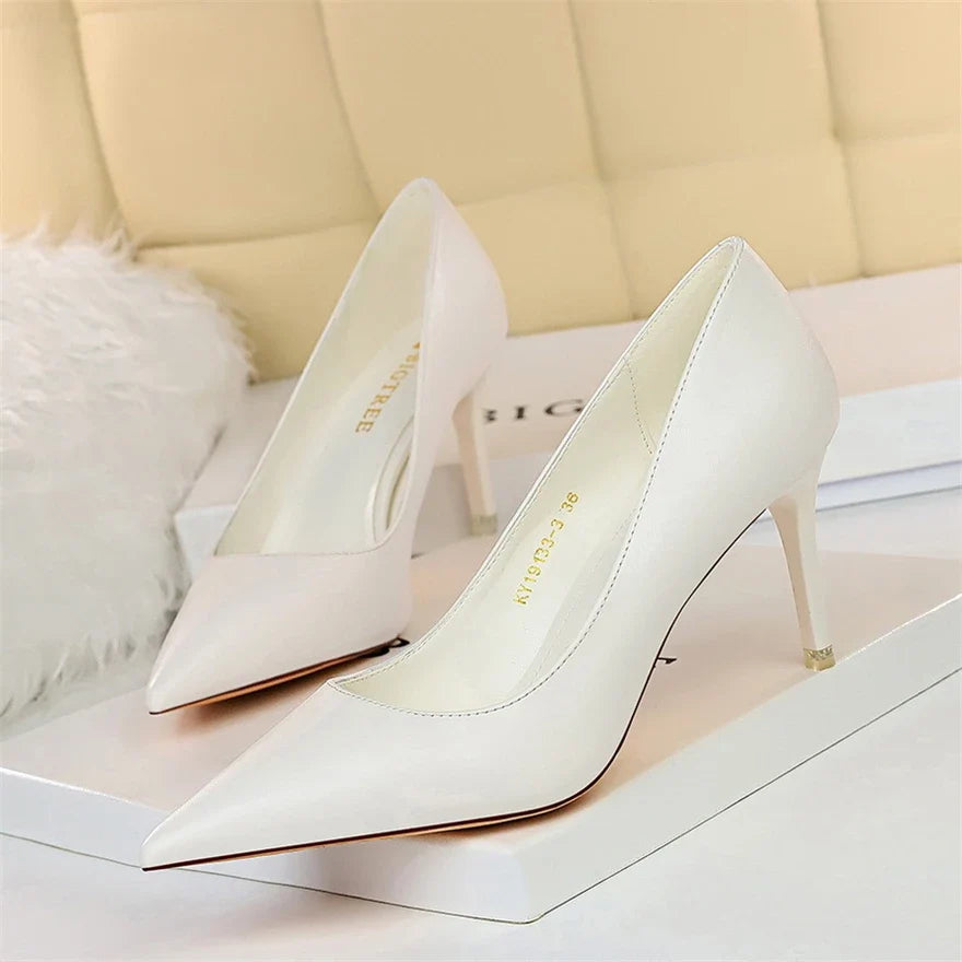 Pointed-Toe Stiletto Pumps