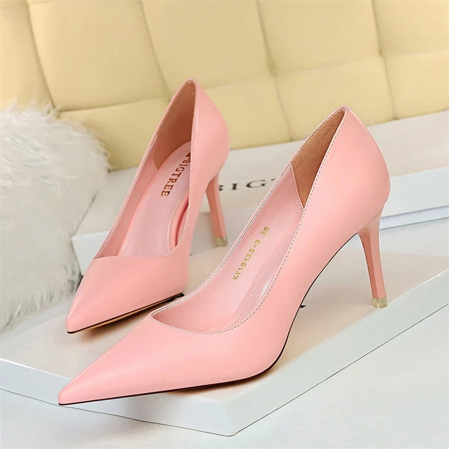 Pointed-Toe Stiletto Pumps
