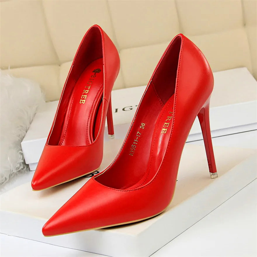 Pointed-Toe Stiletto Pumps