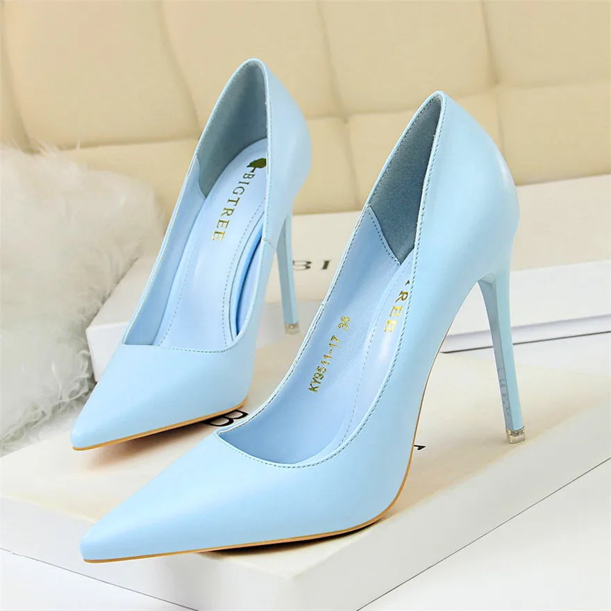 Pointed-Toe Stiletto Pumps
