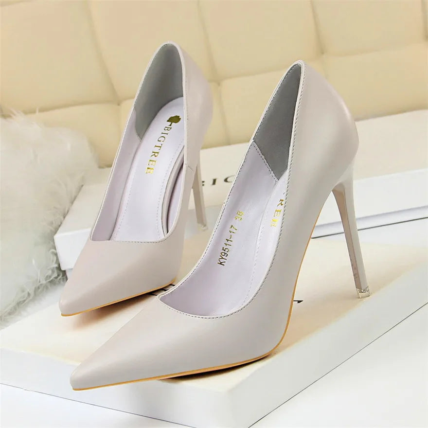 Pointed-Toe Stiletto Pumps