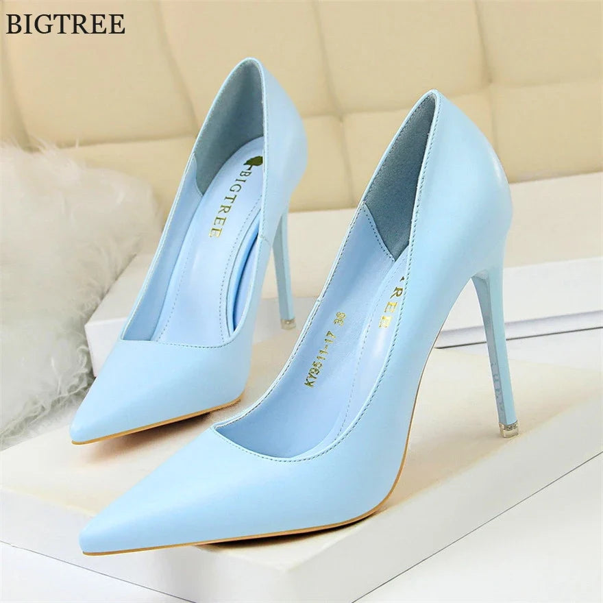 Pointed-Toe Stiletto Pumps
