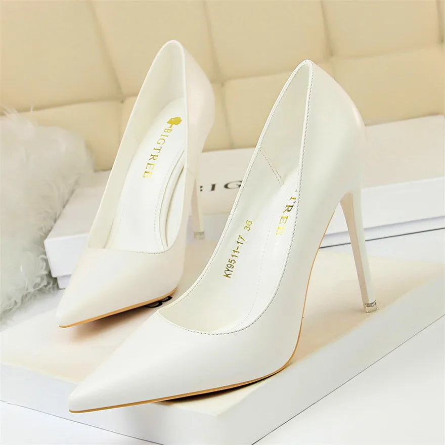 Pointed-Toe Stiletto Pumps