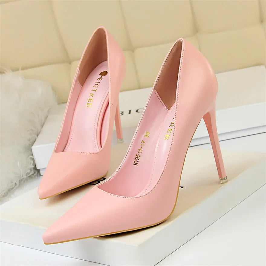 Pointed-Toe Stiletto Pumps