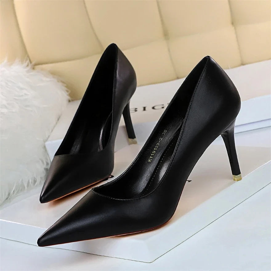 Pointed-Toe Stiletto Pumps