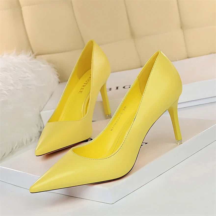 Pointed-Toe Stiletto Pumps