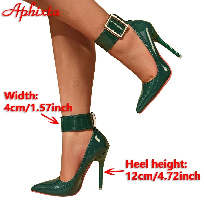 Patent Pointed Toe Stiletto Pumps