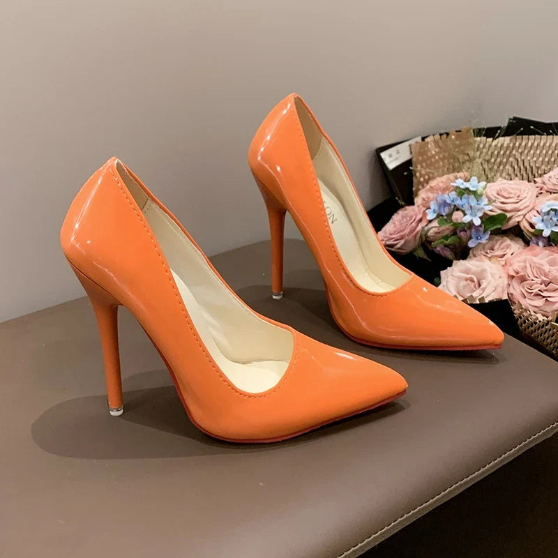 Patent Pointed-Toe Stiletto Pumps