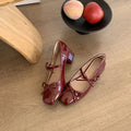 Bow Square Toe Mary Janes