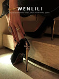 Sword Hardware Pointed-Toe Stiletto Pumps