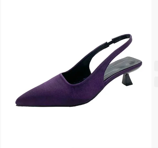 Pointed Toe Slingback Pumps